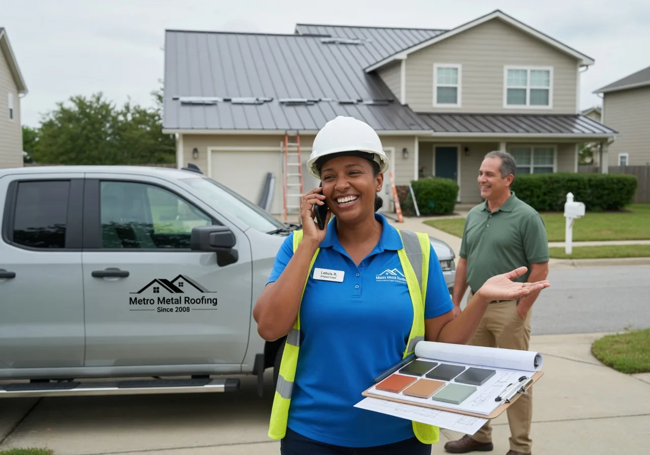 Storm Damage Metal Roof Repair in New Geneva, PA